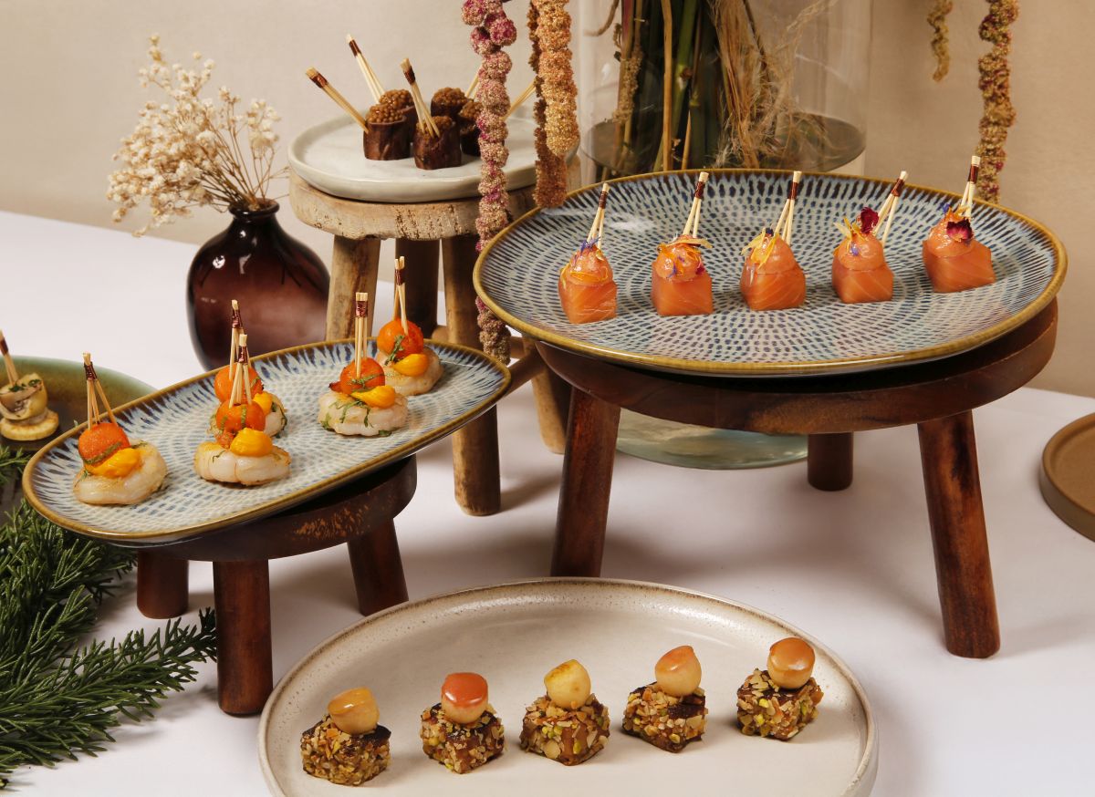 mise en scène gastronomique de LINA&LOUIS